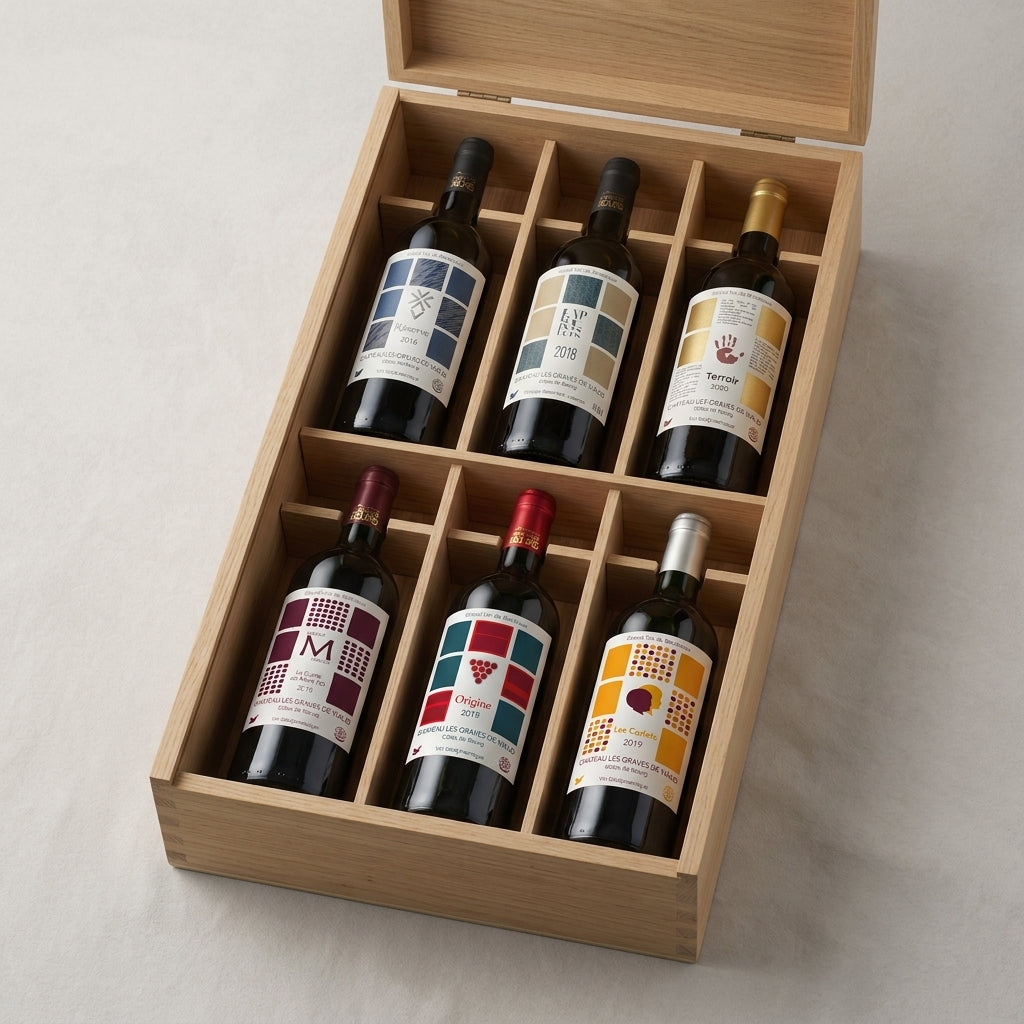 Coffret 6 Grands Vins de Bordeaux en Biodynamie