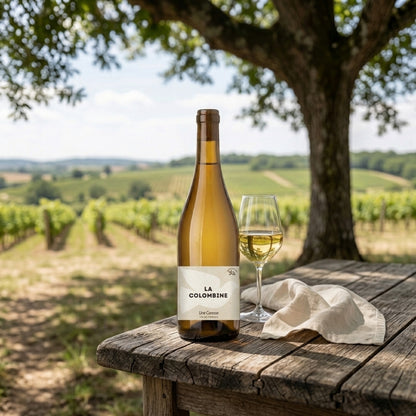 La Colombine Une Caresse, Vin subtilement doux