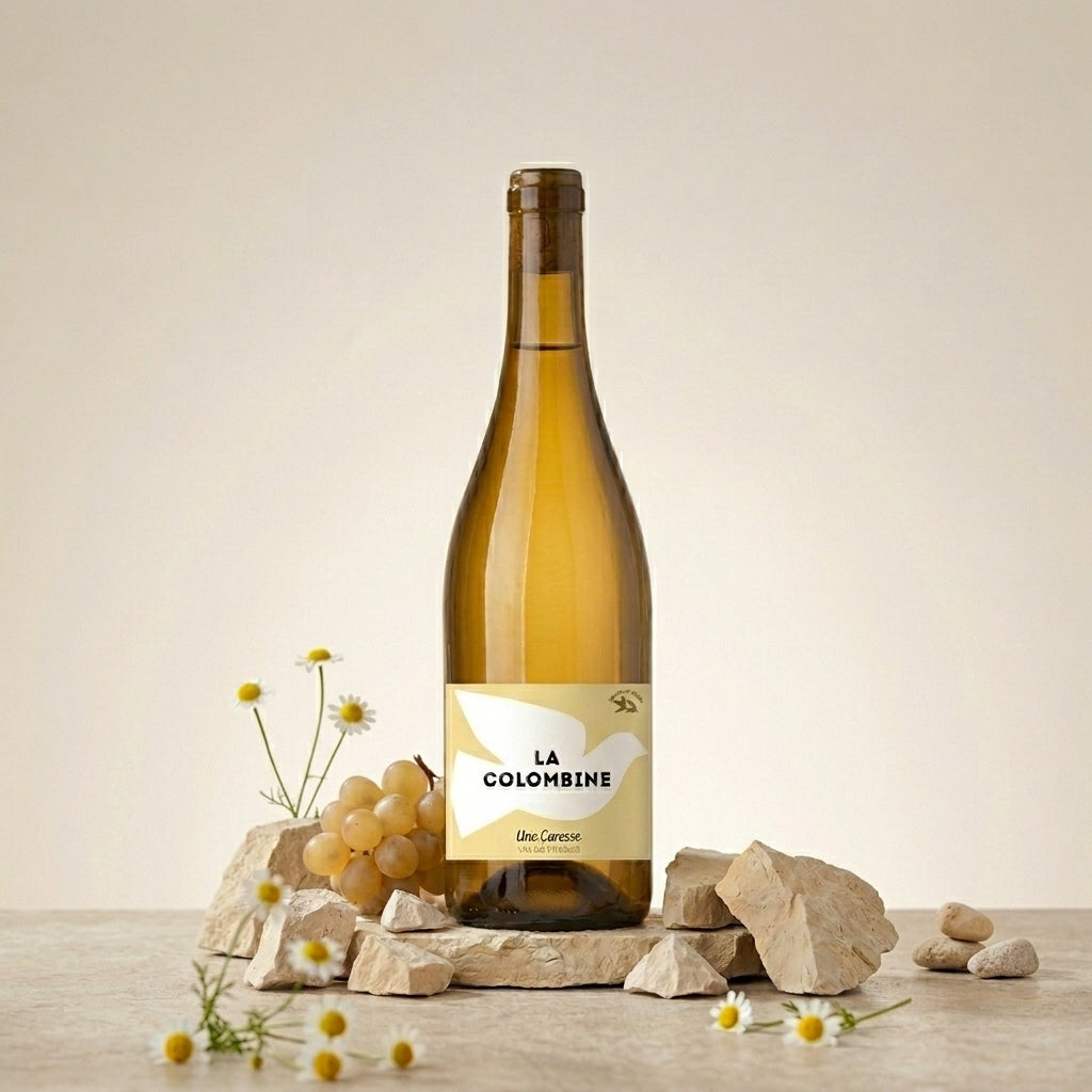 La Colombine Une Caresse, Vin subtilement doux