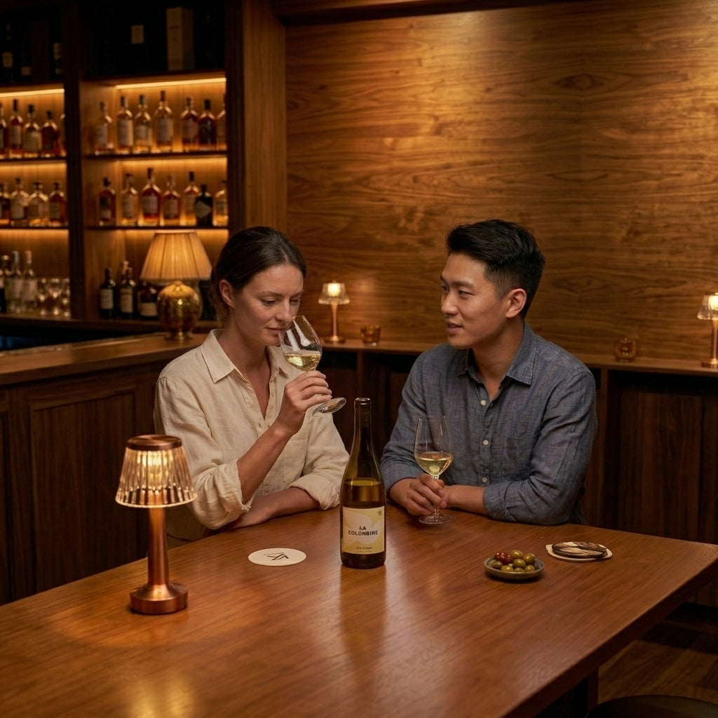La Colombine Une Caresse, Vin subtilement doux