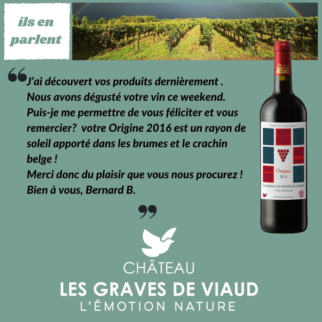 Origine 2016 - Château Les Graves de Viaud -  La Colombine